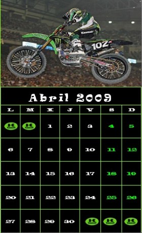 Kawasaki mes de Abril