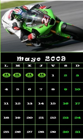 Kawasaki del mes de Mayo