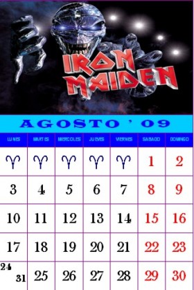 Agosto - Iron Maiden