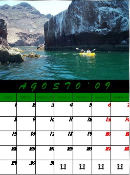 Agosto- Kayak.