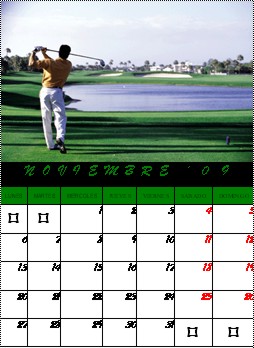 Noviembre- Golf.