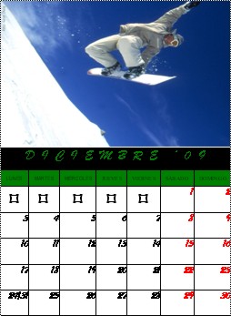 Diciembre- Sonwboard.